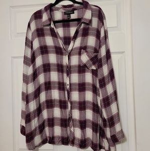 Wendy Bellissomo Plaid Top (2X)